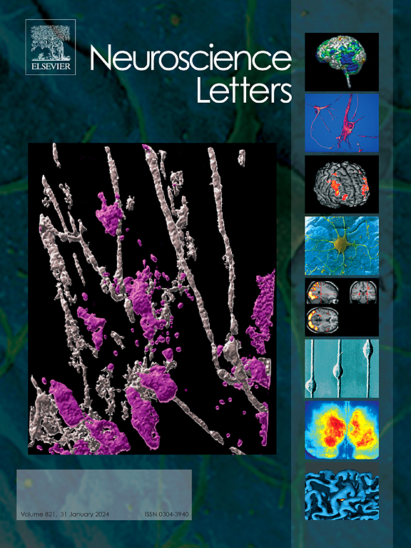 Go to journal home page - Neuroscience Letters